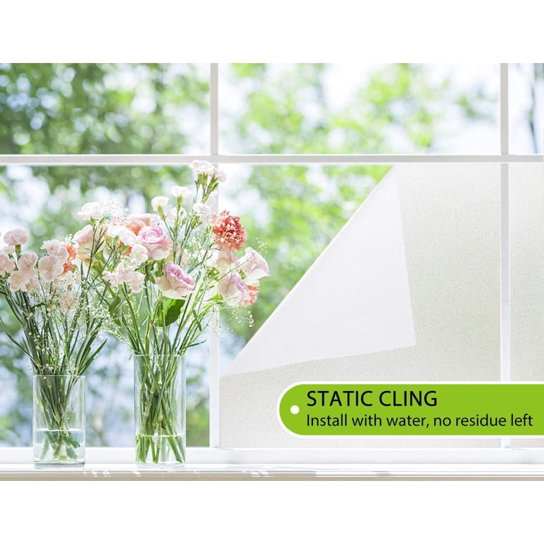 Frosted Privacy Window Film 35.4" x 97.5" photo 5