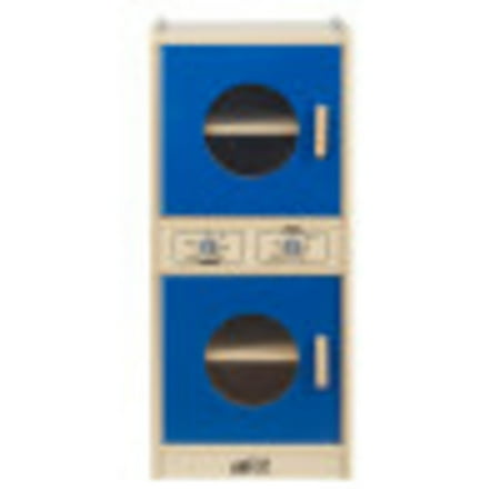 Colorful Essentials Play Washer/Dryer - Maple/Blue