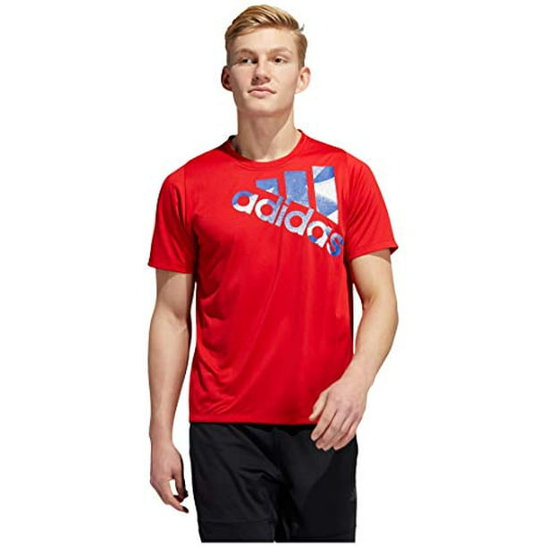 Adidas Mens Tokyo Olympic Badge Of Sport Tee Scarlet X Large Walmart Com
