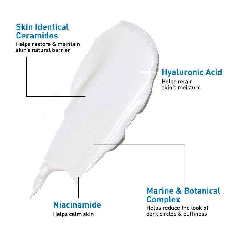 CeraVe Hydrating Eye Repair Cream with Hyaluronic Acid for Dark