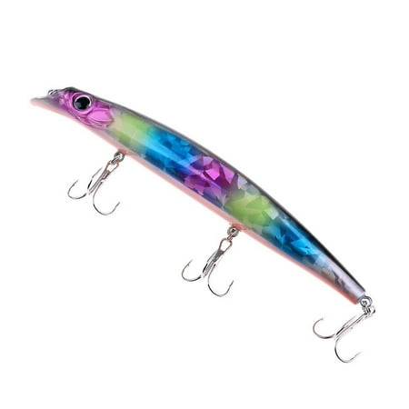 Top Water Popper Bait Floating Lures Treble Hooks Swimbait Hard Bait 9