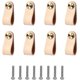 thumbnail image 1 of Manija de cuero 8 piezas Manijas de gabinete de cuero Manijas de armario para accesorios de decoración de muebles exquisitos con accesorios de tornillos kaili Sencillez, 1 of 5