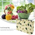 thumbnail image 3 of 1 Pce Sac de Rangement Alimentaire Réutilisable Cire d'Abeille Nourriture Fruits Sac de Conservation Frais, 3 of 8