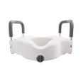 thumbnail image 1 of Locking 4" Raised Toilet Seat with Removable Arms, 1 of 3