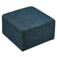 thumbnail image 4 of Ottoman Accent Chair, Azure Navy Blue, Fabric, Living Kitchen Cafe Bistro Hospitality Restaurant, Modern Contemporary HB36576, 4 of 9