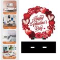 thumbnail image 4 of Decoraciones La Mesa Del Día San Valentín Romántica Centerpiece Signs para El Escritorio Puerta Fiesta en Casa, 4 of 8