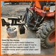 thumbnail image 5 of HECASA 3 Point 2" Receiver Trailer Hitch Category 1 Tractor Tow Hitch Drawbar Adapter for BX Kubota, John Deere, LM25H WLM Tractor, NorTrac, Kioti, Yanmar, Cat, 5 of 10