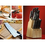 Miracle Blade Chef's 18-Piece Knife Set with Shears & Ergonomic Handles ...