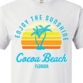 thumbnail image 4 of Inktastic Summer Enjoy the Sunshine Cocoa Beach Florida in Blue T-Shirt, 4 of 5