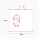 thumbnail image 5 of 0-3Y Unisex Baby Bathrobe Cartoon Animal Bath Towels Poncho Cape Boys Girls Cloak Ultra-Soft Flannel Bath Towel Hooded Robe Newborn Baby Shower Gift, 5 of 5