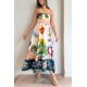 thumbnail image 2 of Vestido maxi bodycon floral para mujer 2024 Boho Flowy Salir Slip Dress Graffiti Spaghet, 2 of 5