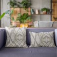 thumbnail image 2 of Plutus Brands Ikat Dream Gray, Citrine Handmade Luxury Pillow, 2 of 5