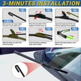 thumbnail image 4 of Mega Racer (2 Pack) 26"+ 20" Windshield Wipers J Hook All-Season Beam Windshield Wiper Blades, 4 of 6