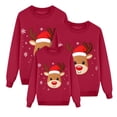 thumbnail image 6 of QTSHPN Family Christmas Matching Sets Long Sleeve Casual Crewneck Sweatshirts Holiday Themed Outfits Cozy Apparel Sweatshirt, 6 of 7