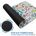 thumbnail image 6 of Long Mouse Pads for Desk,Colorful Sports Items Pattern Desk Mats on Top Of Desks, Desk Mouse Pad Extra Large with 3mm Non-Slip Base and Stitched Edge for Gaming,Office,Work,Home 31.5"x15.7", 6 of 6