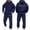 Navy&1080, variant on CONFREE Mens 2 Peice Sweatsuit Casual Men's Jogging Tracksuit Set Letter Graphic Pullover Hoodies Pants Athletic Sweat Suit for Men