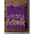 thumbnail image 3 of 31 St October Happy Halloween T-Shirt Men -Image by Shutterstock, Male Small, 3 of 4