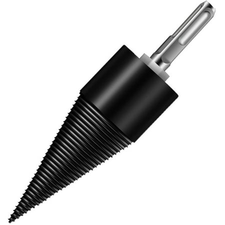 

Htovila Firewood Chop Drill Bit Wood Splitting Tool Cone Log Splitters Electric Timber Breaking Machine Firewood Chopper Breaker Bits Accessory