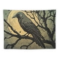 thumbnail image 5 of Chilfamy  Raven Tapestry, Psychedelic Tapestry Wall Hanging, Crow Aesthetic Tapestries Wall Art Home Decor for Bedroom Living Room  40x30inch, 5 of 6