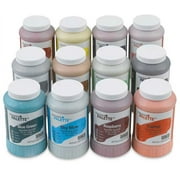 AMACO Teacher's Palette Glazes Class Pack 3, Assorted Colors, Set of 12 Pints