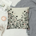 thumbnail image 2 of Nawypu  Valentine's Day Pillow Covers Small Black Grey Hearts Decor White Throw Pillow Covers Valentine's Day Cushion Case Decoration for Sofa Couch, 2 of 5