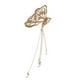 thumbnail image 2 of Fiudx Pinza para El Cabello con Perla, Exquisito Colgante de Mariposa, Diseño de Borla de Aleación de Moda, Elegante Horquilla para El Cabello, Ideal para Fiestas y Eventos, Un Elegante Regalo., 2 of 4