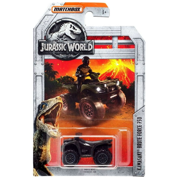 Jurassic World Matchbox Kawasaki Brute Force 750 Diecast Car
