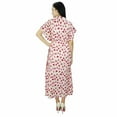 thumbnail image 4 of Bimba Women Long Cotton Kaftan Bohemian Nightgown Floral Maxi Caftan, 4 of 4
