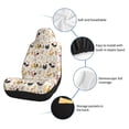 thumbnail image 6 of Yiaed Cartoon Chickens Print Car Seat Covers,Universal Auto Seats Protector Fits for Car,SUV Sedan,Truck,Automotive Seat Covers & Accessories-2 PCS, 6 of 9