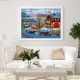 thumbnail image 4 of Cuadros Decorativos Kit de póster de carruaje de nieve 5D con pintura de diamante de taladro redondo completo hecho a mano DIY Sywqhk Nuevos Originales, 4 of 9