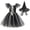 Grey, variant on Halloween Witch Costume Dress for Kids Girls, Toddler Flutter Sleeve Dress Print, , Wine 2-3 Years