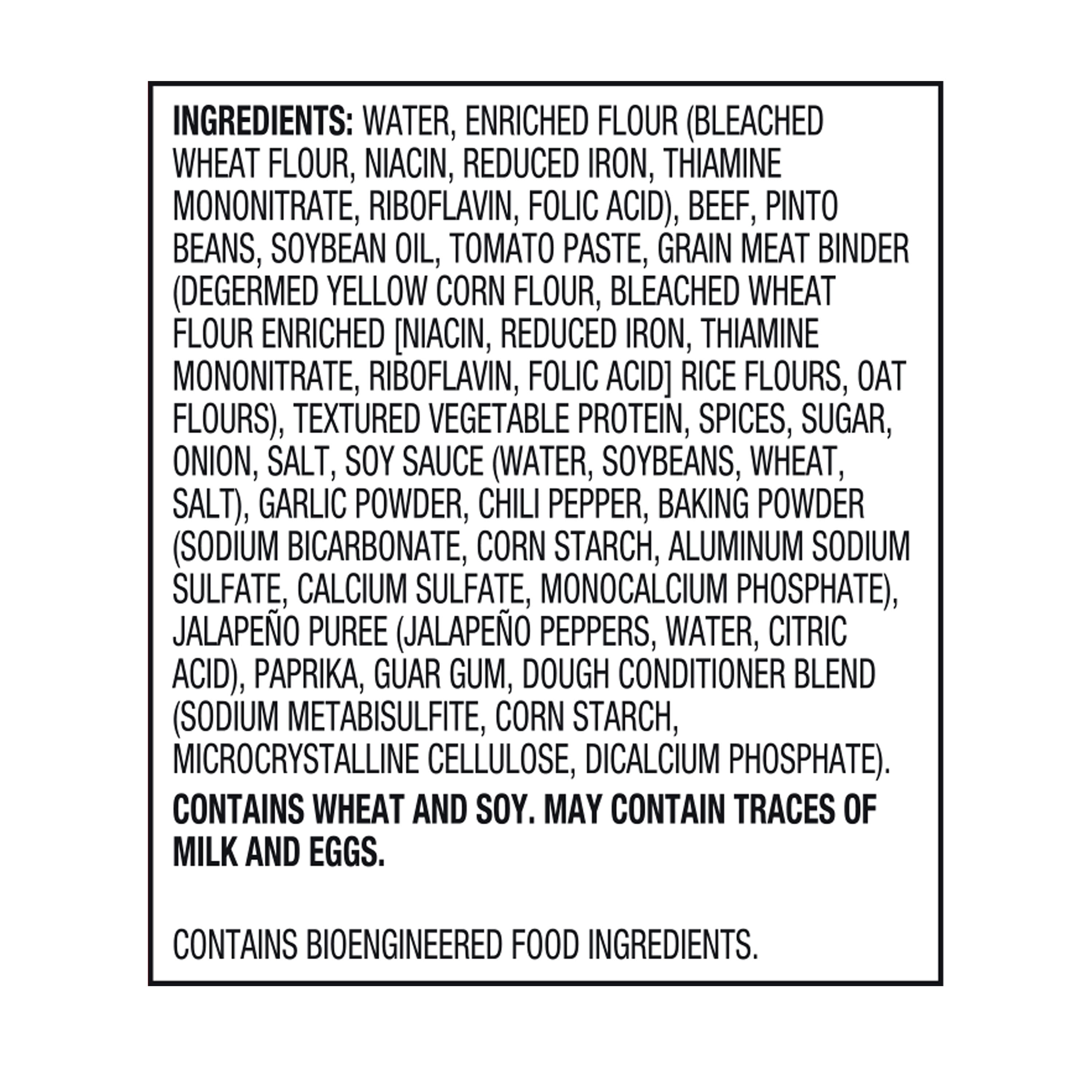 Great Value Beef & Bean Burritos, 32 oz, 8 Count (Frozen)