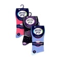 thumbnail image 2 of Gentle Grip - 9 Pairs Ladies Cotton Soft Top Patterned Non Elastic Crew Socks, 2 of 2