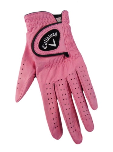 New Callaway Opti-Color Leather Pink Golf Glove Women's Left Small (S) by CALLAWAY