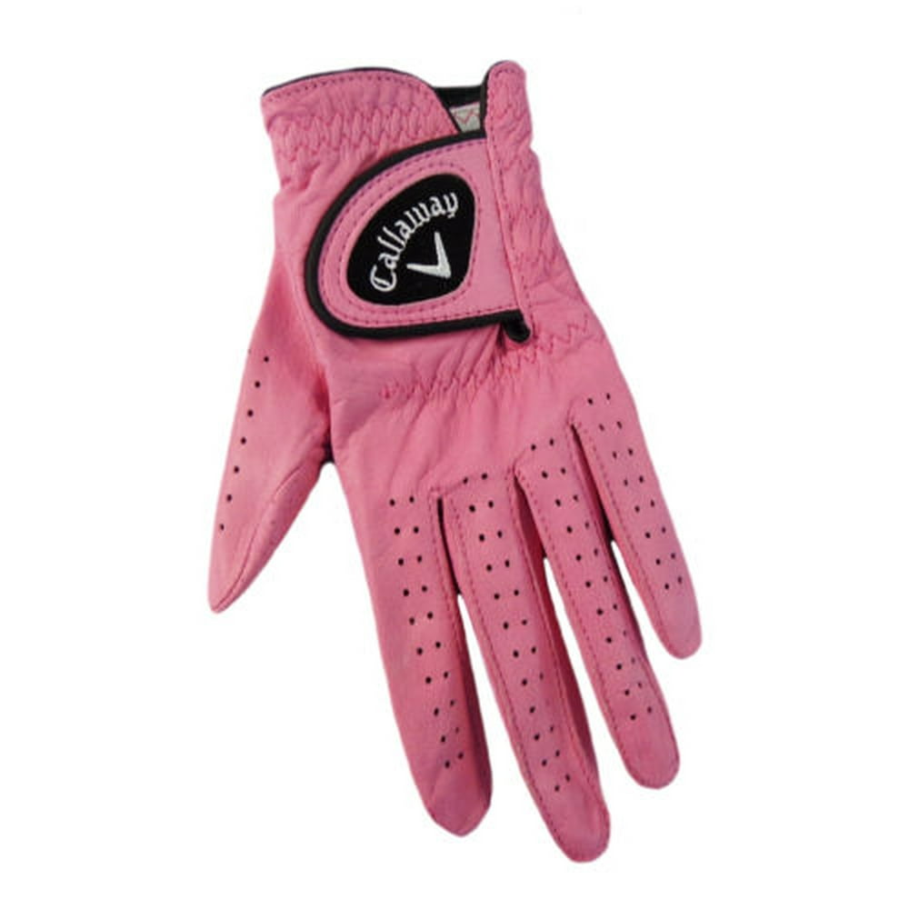 NEW Callaway OptiColor Leather Pink Golf Glove Women's Left Small (S) NEW Callaway OptiColor Leather Pink Golf Glove Women's Left Small (S)