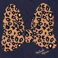 thumbnail image 2 of Men's Mickey & Friends Cheetah Print Minnie Mouse Bow Graphic Tee Navy Blue 2X Large, 2 of 5