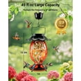 thumbnail image 4 of Comedero para colibríes HouseSapp Solar de 49 oz, 7 puertos, a prueba de fugas, 4 of 7