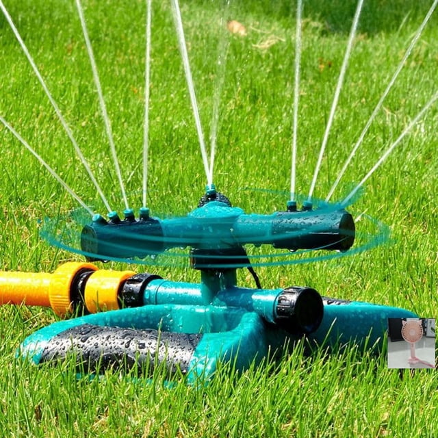 Aspersor de jardín Sistema de riego giratorio automático de 360 grados Riego