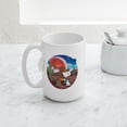 thumbnail image 5 of CafePress - Snoopy Space Cowboy Mugs - 15 oz Ceramic Large White Novelty Mug, 5 of 6