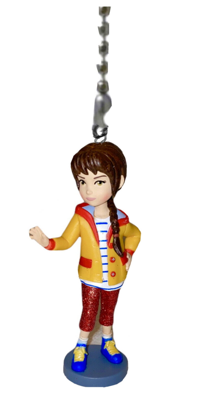 Zootopia Nick Yax PVC Light Fan Lamp Pull Chain Figurine Disney