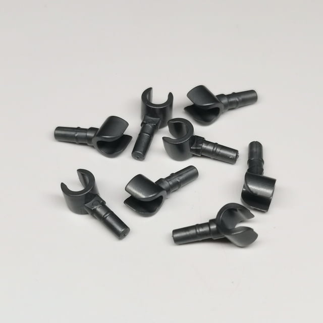 100pcs DIY MOC For 983 Building block Figures parts For Body Part Hand 40-Plastic silver 100pcs