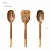 Beautiful by Drew Barrymore 3-Piece Acacia Wood Kitchen Utensil Set