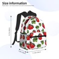 thumbnail image 3 of Rocae Hand Drawn Strawberry for Lightweight Casual Backpack Travel Hiking Backpack Carry On Laptop Backpack, 3 of 6