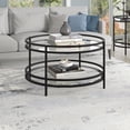 thumbnail image 7 of Evelyn&Zoe Robillard 32" Wide Round Coffee Table in Blackened Bronze, 7 of 7