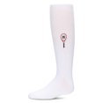 thumbnail image 2 of MeMoi Girls Tennis-Themed Embroidered-M Cotton-Rich Tights - Girls - Female, 6, White-Red, 2 of 2
