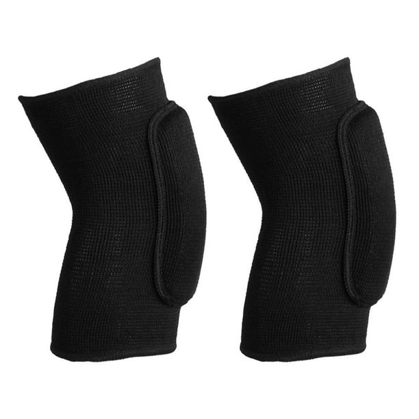1 paire de protège-genoux en tricot sport élastique