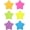 6 Pads, variant on Star Shape Sticky Notes 6 Color Bright Colorful Sticky Pad 75 Sheets/Pad Self-Sticky Note Pads (6 Pads)