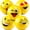 5-Inch (Pack of 5), variant on 5-Inch Happy Face Bouncing Balls for Kids & Toddlers (Pack of 5) - Playground Balls w/ 5 Fun Designs - Lightweight Play Bouncy Ball Gifts for Boys & Girls