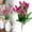 B, variant on 1Bunch Mixed Style Artificial Decorative Flower Bundle Durable Faux Floral Ornament Home Interior Space Hotel Restaurant Wedding Event Living Room Soft Furnishing Decor