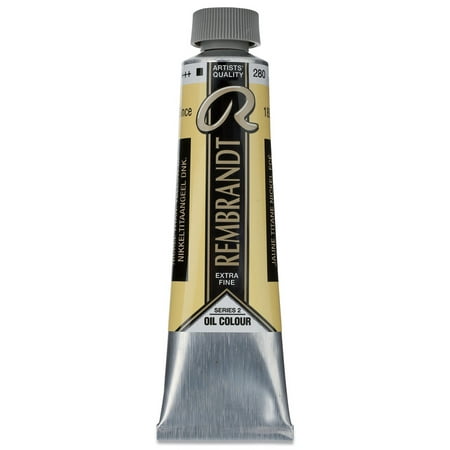 - Rembrandt Artists' Oil Color - Nickel Titanium Yellow Deep, 40 ml tube